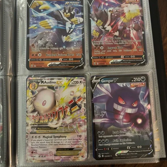 Red and White Poké Ball Binder filled with card - Picture 6 of 13